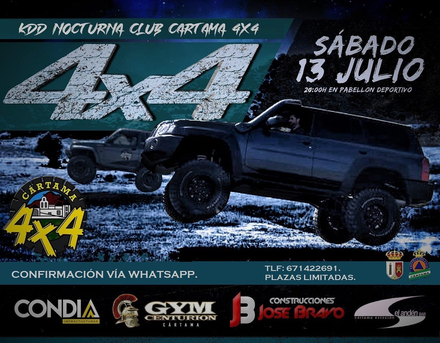 Ruta Nocturna 4x4 Nocturna Cártama
