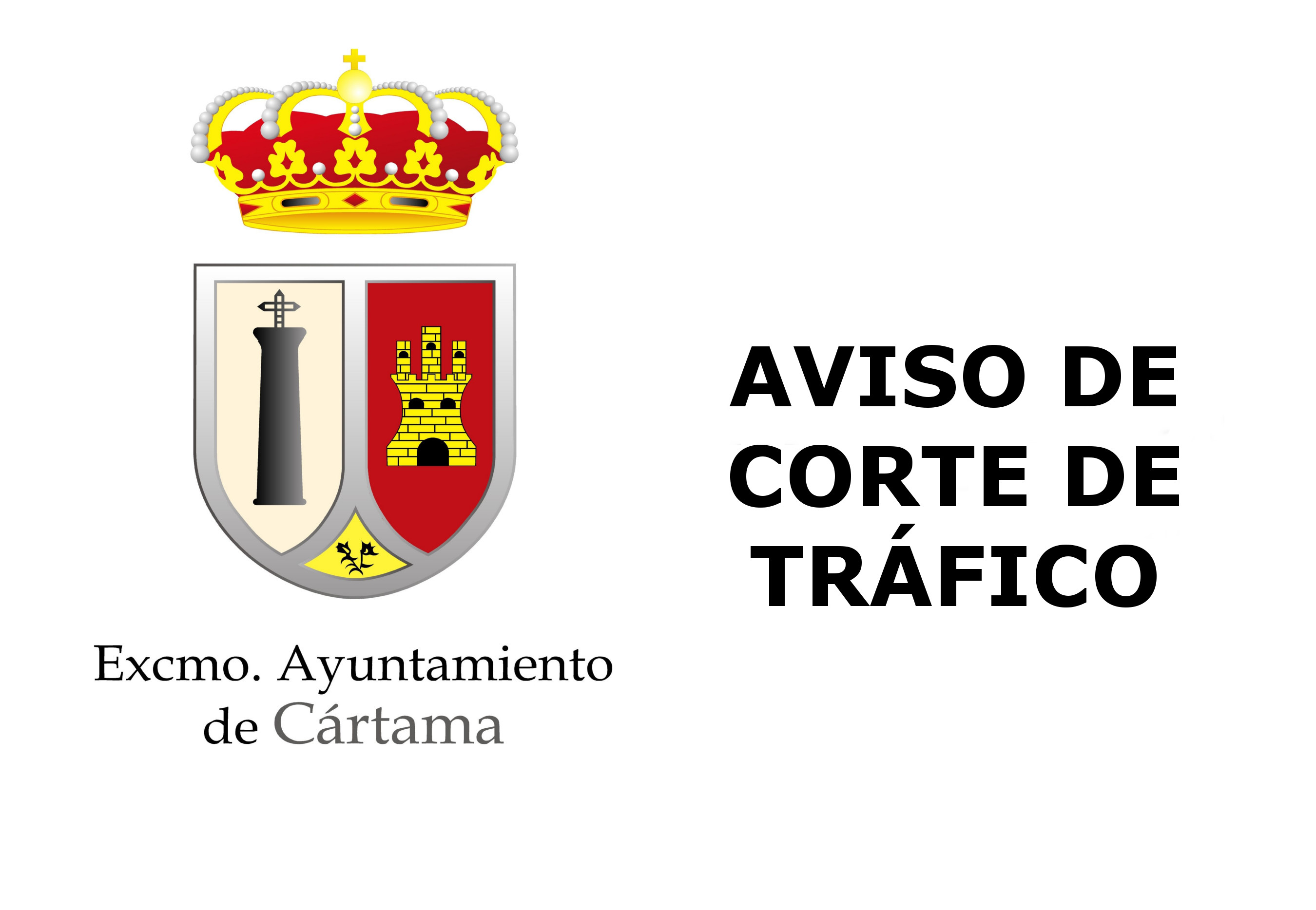 Aviso corte tráfico Cártama