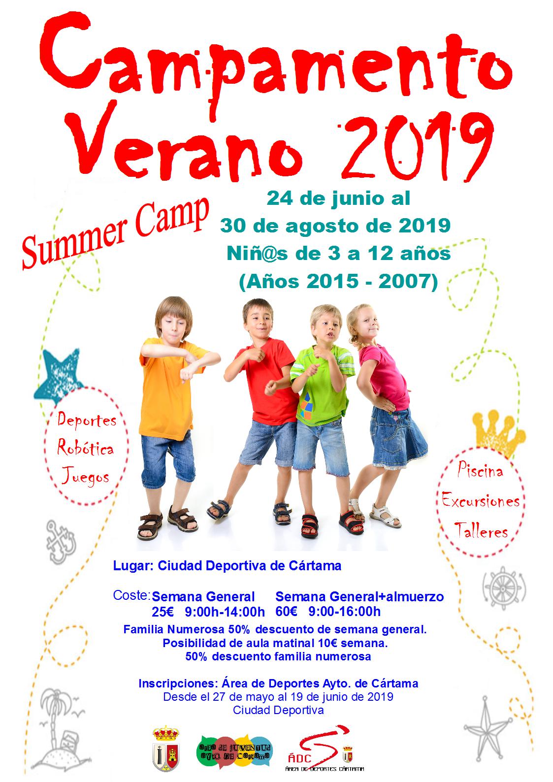 Campamento verano Cártama 2019