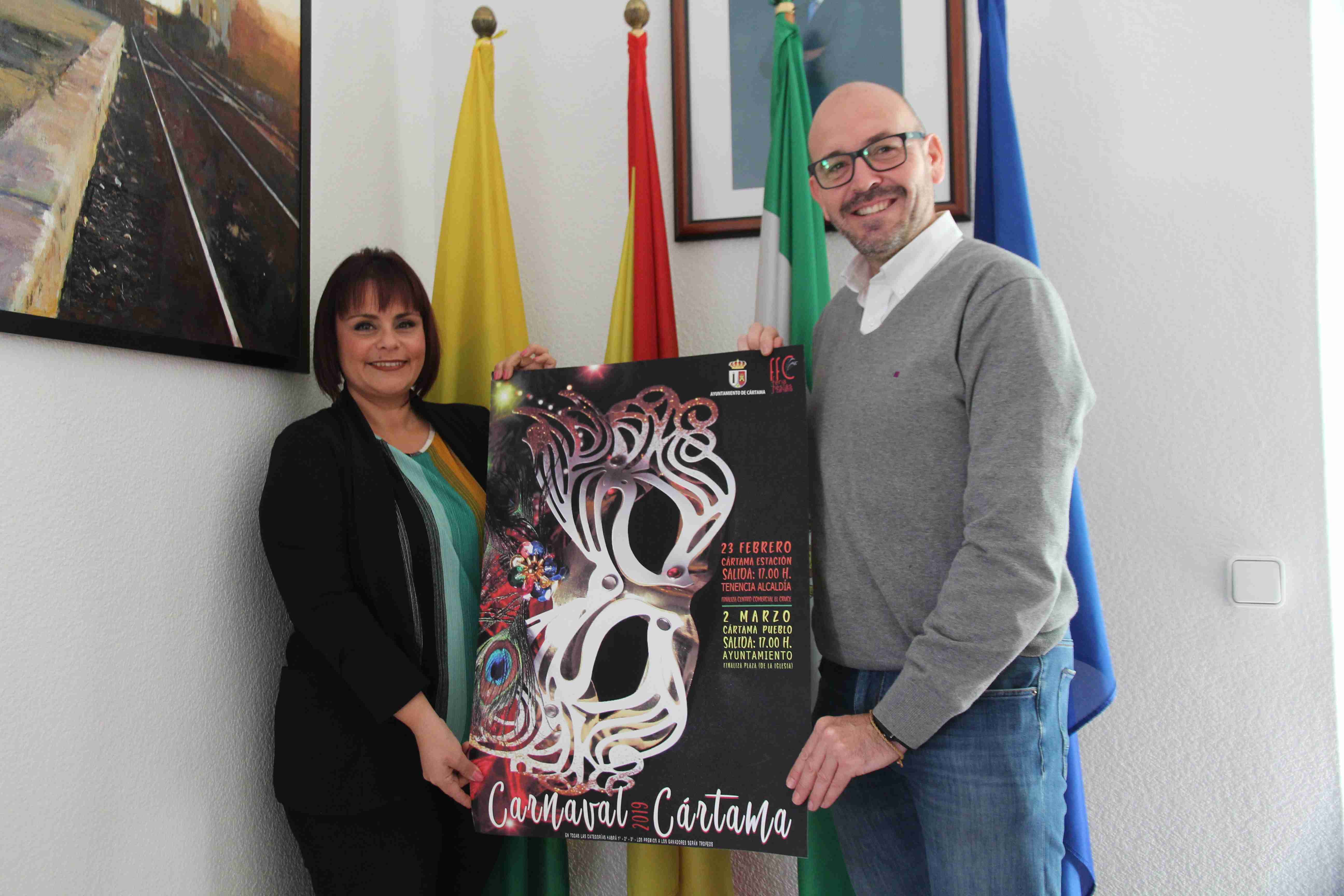 Jorge Gallardo en presentacion-cartel-carnaval-2019
