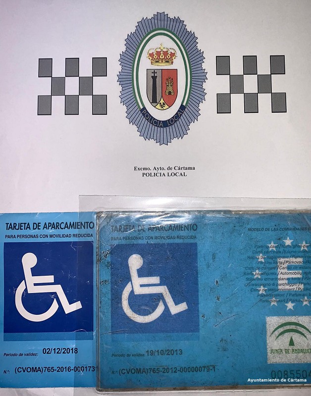 Fraude tarjetas discapacidad Cártama